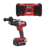 PERCEUSE VISSEUSE M18 BLDD2-502X + RADIO CHANTIER+2 BATT 5AH+CHARGEUR PERCEUSE VISSEUSE M18 BLDD2-502X + RADIO CHANTIER+2 BATT 5AH+CHARGEUR
